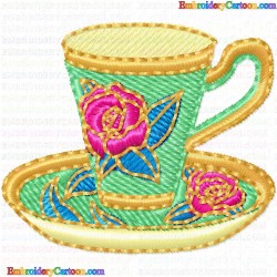 Mugs 91 Embroidery Design