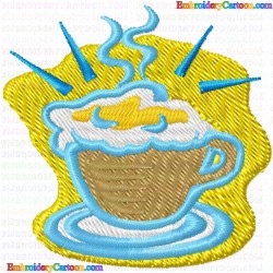 Mugs 97 Embroidery Design