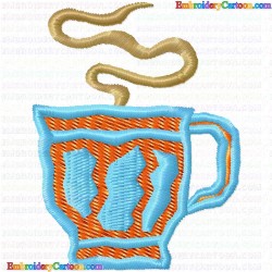 Mugs 98 Embroidery Design