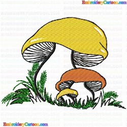 Mushroom 10 Embroidery Design