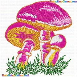 Mushroom 11 Embroidery Design