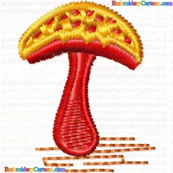 Mushroom 1 Embroidery Design