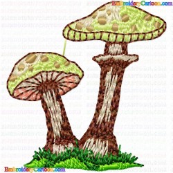 Mushroom 27 Embroidery Design