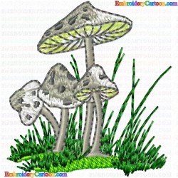 Mushroom 29 Embroidery Design