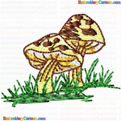 Mushroom 30 Embroidery Design