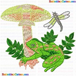 Mushroom 32 Embroidery Design