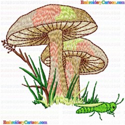 Mushroom 34 Embroidery Design