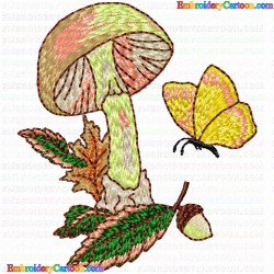 Mushroom 35 Embroidery Design