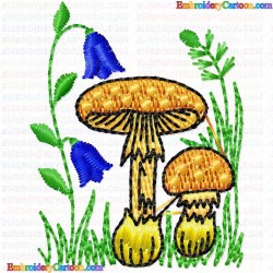 Mushroom 5 Embroidery Design