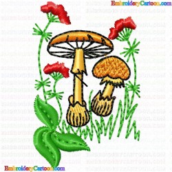 Mushroom 7 Embroidery Design
