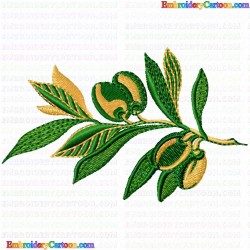 Olive Branch 1 Embroidery Design