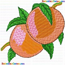 Orange 4 Embroidery Design