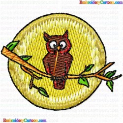 Owl 12 Embroidery Design