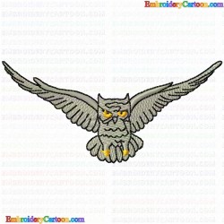 Owl 13 Embroidery Design