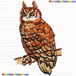 Owl 17 Embroidery Design