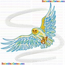 Owl 19 Embroidery Design