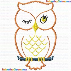 Owl 1 Embroidery Design