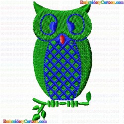 Owl 3 Embroidery Design