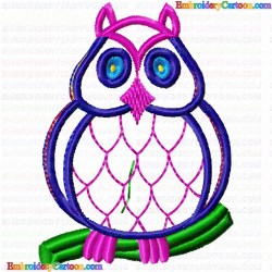 Owl 5 Embroidery Design