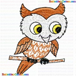 Owl 6 Embroidery Design