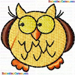 Owl 7 Embroidery Design