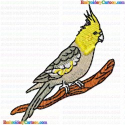 Parrots 10 Embroidery Design