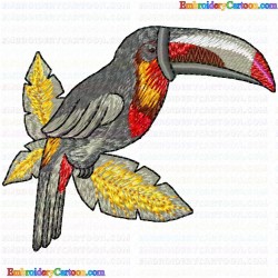 Parrots 17 Embroidery Design