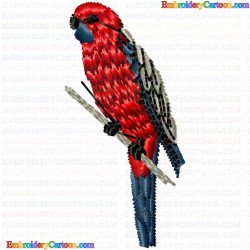 Parrots 1 Embroidery Design