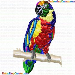 Parrots 27 Embroidery Design