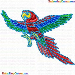 Parrots 32 Embroidery Design