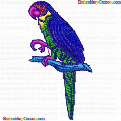 Parrots 33 Embroidery Design