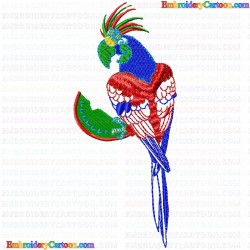 Parrots 35 Embroidery Design