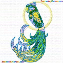 Parrots 54 Embroidery Design