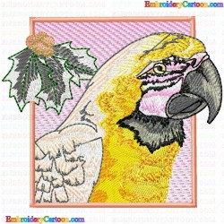 Parrots 55 Embroidery Design