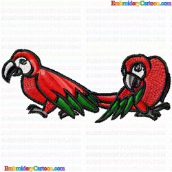 Parrots 61 Embroidery Design