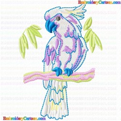 Parrots 64 Embroidery Design