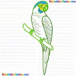 Parrots 9 Embroidery Design