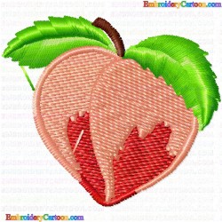 Peach 1 Embroidery Design