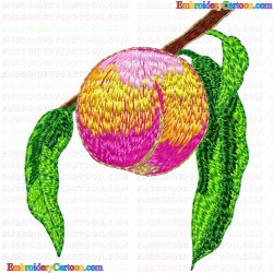 Peach 2 Embroidery Design