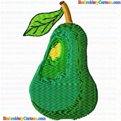 Pear 12 Embroidery Design