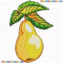 Pear 15 Embroidery Design