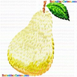 Pear 18 Embroidery Design