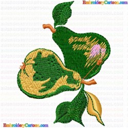 Pear 20 Embroidery Design