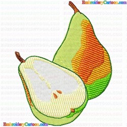 Pear 21 Embroidery Design