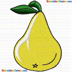 Pear 22 Embroidery Design