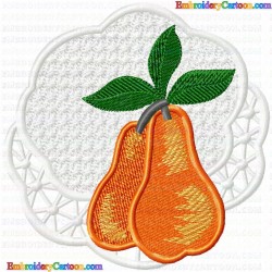 Pear 23 Embroidery Design