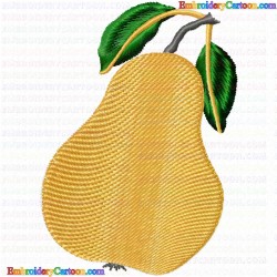 Pear 24 Embroidery Design