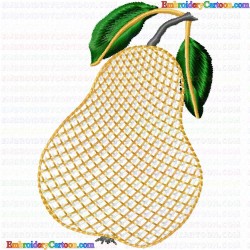 Pear 26 Embroidery Design