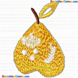 Pear 6 Embroidery Design