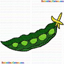 Peas 11 Embroidery Design